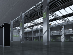exhibition hall Model 3D