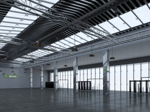 exhibition hall Model 3D