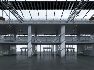 exhibition hall Model 3D