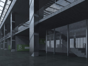 exhibition hall Model 3D
