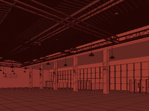 exhibition hall Model 3D