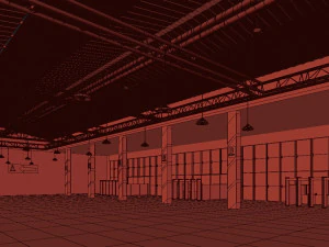 sergi salonu 3D Model