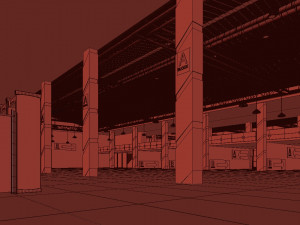 exhibition hall Model 3D