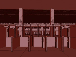 sergi salonu 3D Model