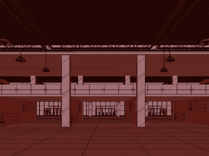 exhibition hall Model 3D