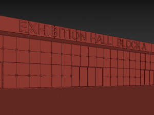 exhibition hall Model 3D