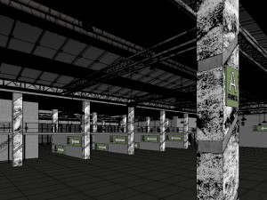 exhibition hall Model 3D