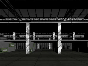 sergi salonu 3D Model