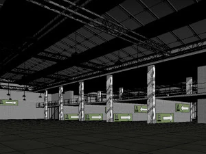 sergi salonu 3D Model