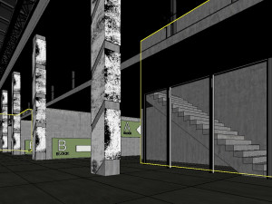 exhibition hall Model 3D
