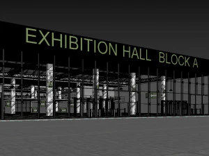 sergi salonu 3D Model