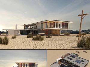 villa della baia di hawkes Modello 3D