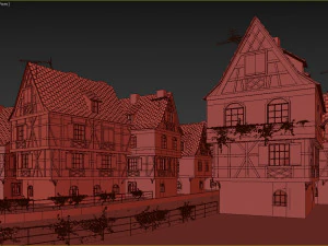 स्ट्रासबर्ग ला पेटिट फ़्रांस 3D मॉडल