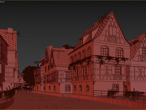 strasbourg la petite france 3D मॉडल