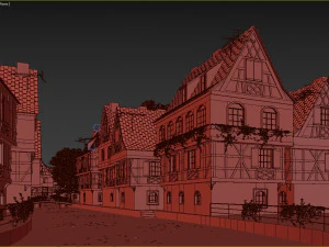 स्ट्रासबर्ग ला पेटिट फ़्रांस 3D मॉडल