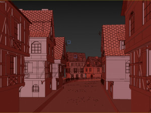 strasbourg la petite france 3D मॉडल