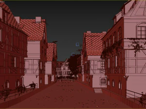 स्ट्रासबर्ग ला पेटिट फ़्रांस 3D मॉडल