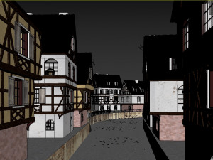 strasbourg la petite france 3D मॉडल
