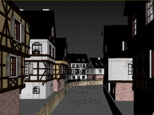 स्ट्रासबर्ग ला पेटिट फ़्रांस 3D मॉडल