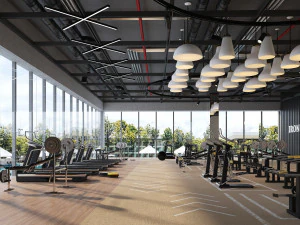 fitness center gym 3D Model