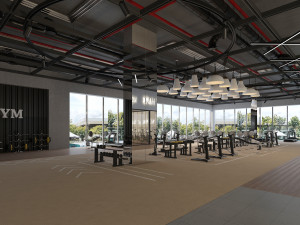 fitness center gym 3D Модель