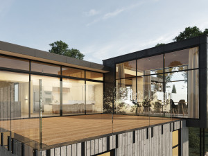 long horizontals house 3D Model