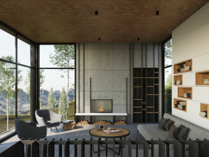long horizontals house 3D Model