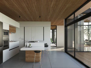 long horizontals house 3D Model