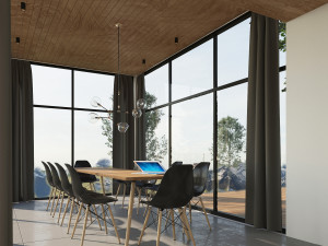long horizontals house 3D Model