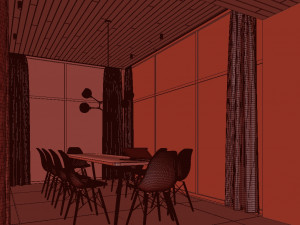 long horizontals house 3D Model