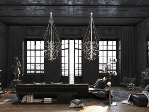 paris luxury apartment Modelo 3D