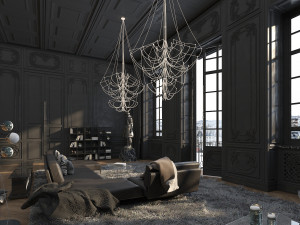 paris luxury apartment Modelo 3D