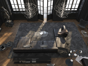 paris luxury apartment Modelo 3D