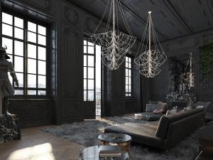 paris luxury apartment Modelo 3D