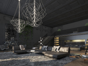 paris luxury apartment Modelo 3D