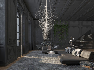 paris luxury apartment Modelo 3D