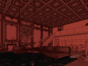 paris luxury apartment Modelo 3D