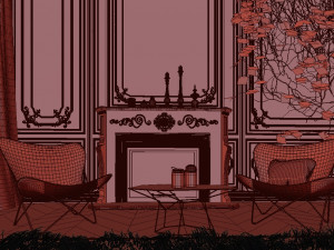 paris luxury apartment Modelo 3D
