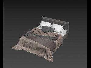 winter cabin house Model 3D