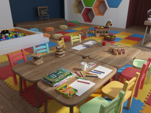 kindergarten 3D Model