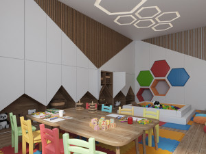 kindergarten 3D Model