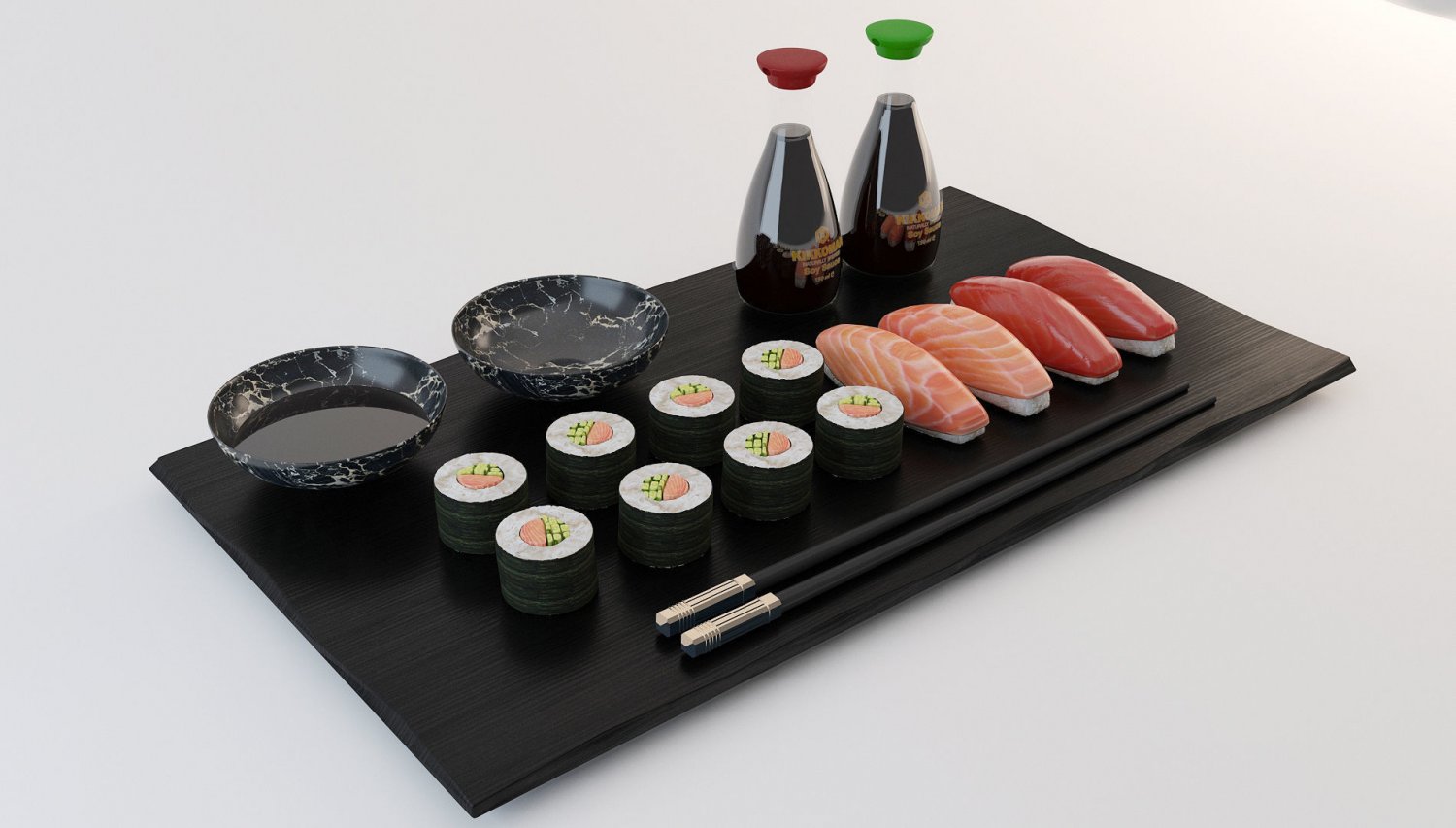 Sushi Set Design 1 3D model - TurboSquid 1925766