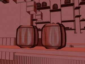 japanese sushi restaurant 3D 模型