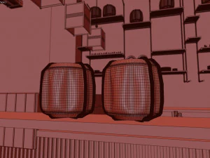 japanese sushi restaurant 3D Model