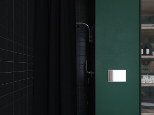 glam green bathroom Modèle 3D
