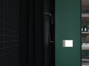 glam green bathroom 3D Model