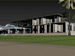 the first crescent villa 3D Model