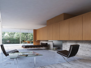farnsworth house Modelo 3D
