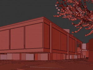 farnsworth house Modelo 3D