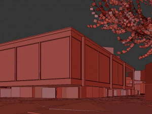 farnsworth house 3D Model
